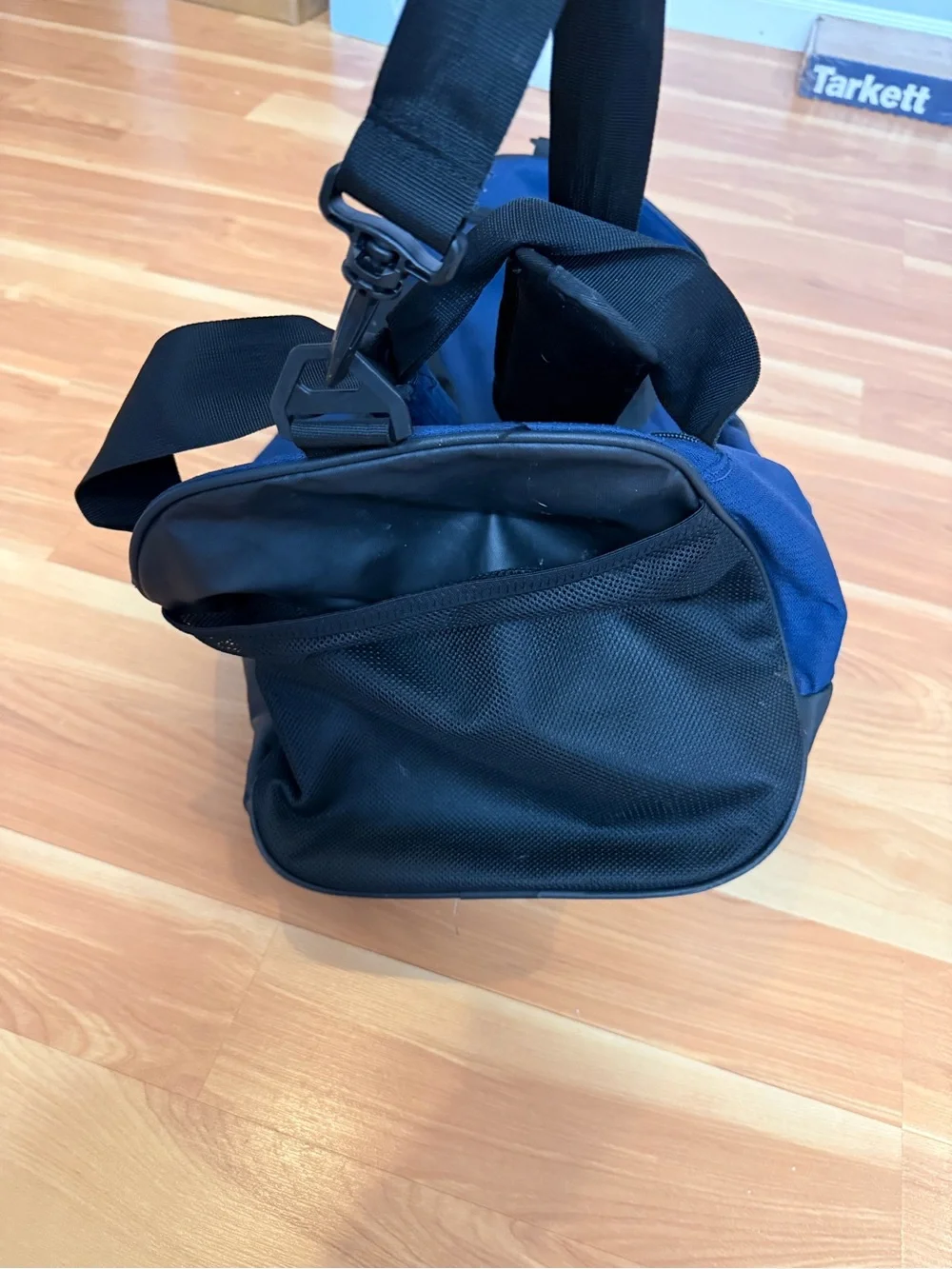 Nike Navy Blue and Black Duffle Bag